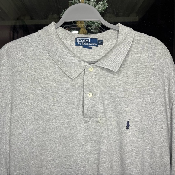 Polo Ralph Lauren Gray Cotton Polo Shirt XXL - Picture 2 of 10